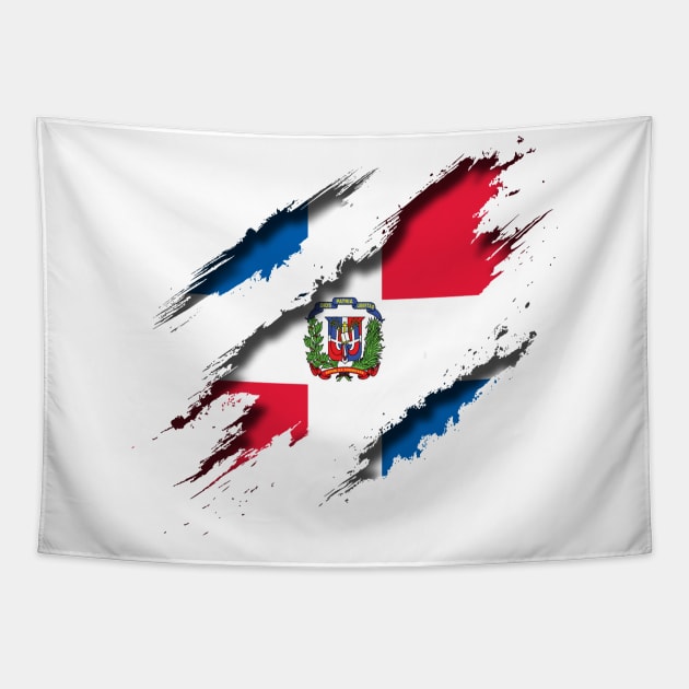 Dominican Republic Shredding Tapestry by blackcheetah