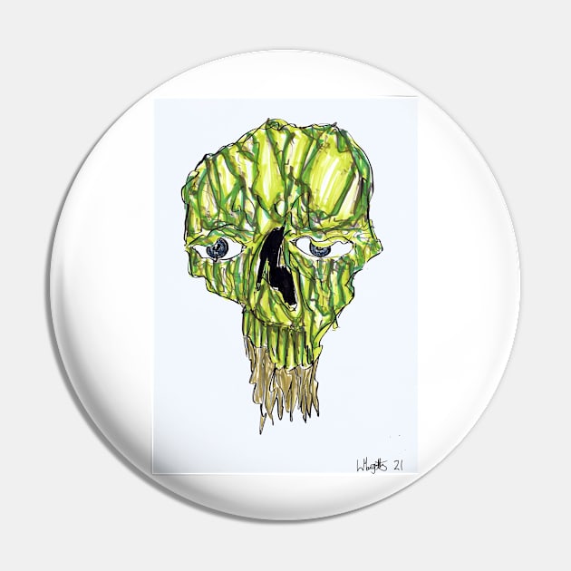 Glum Skull Pin by LukeMargetts