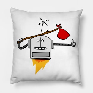 hitchhiking robot Pillow