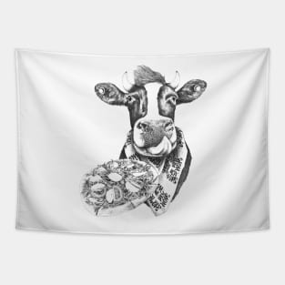 Picky Moo Tapestry