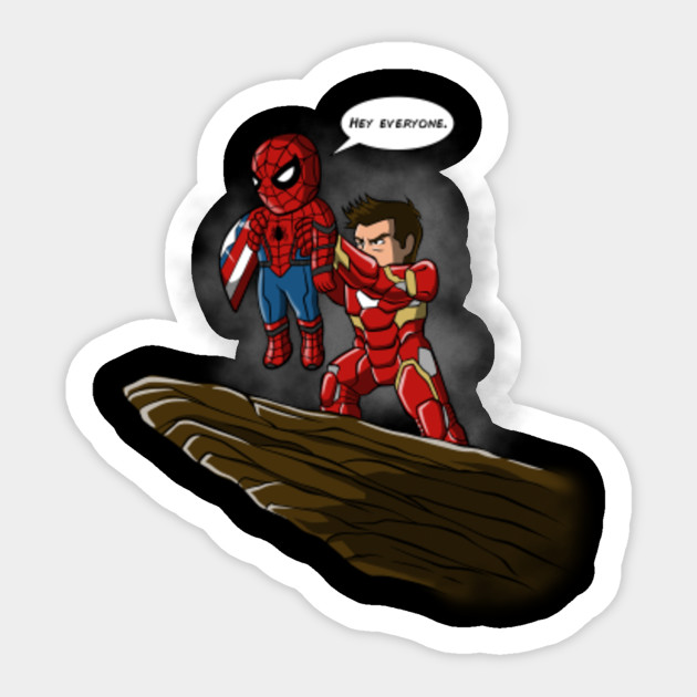 Hey Everyone Avengers Sticker Teepublic