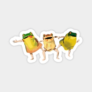 Frog dance Magnet