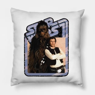 Smugglers (black starfield, original border) Pillow