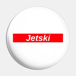 Jetski // Red Box Logo Pin