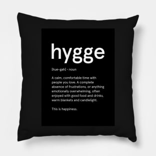 Hygge: Scandinavian Living | Black Edition Pillow