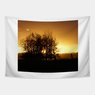 Sunset silhouette Tapestry