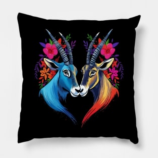 Gemsbok Valentine Day Pillow