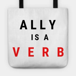 ally is a verb Tote