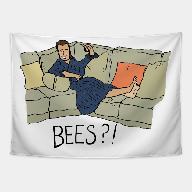 Arrested Development Gob Bees Tapestry by JennyGreneIllustration