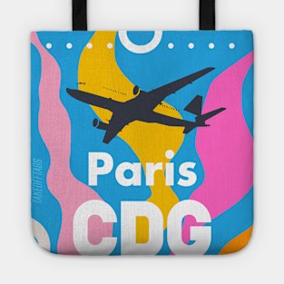 CDG Charles de Gaulle Paris Airport Tote