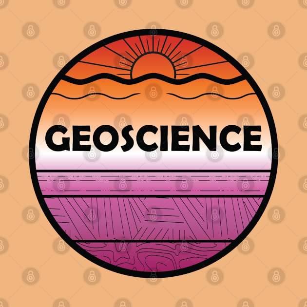 Lesbian Pride Geoscience Cross Section by Gottalottarocks