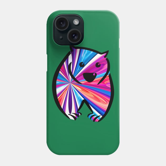 Colorful Wombat 2 Phone Case by Shrenk