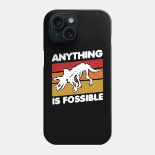 fossil puns Phone Case