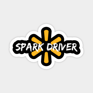 Generic Delivery Spark Driver Food Delivery Courier Magnet