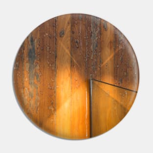 Wood and glass fence Pin