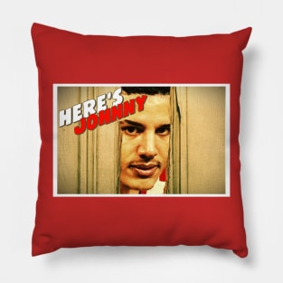 Here's Johnny Davis Pillow