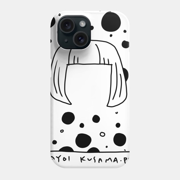 Yayoi Kusama.PNG Phone Case by MagnumOpus