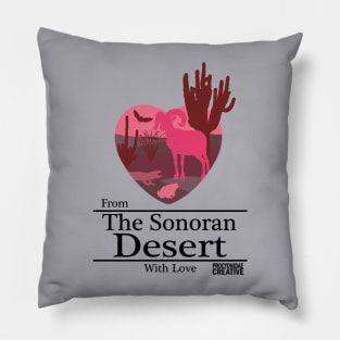 The Sonoran Desert with Love II Pillow