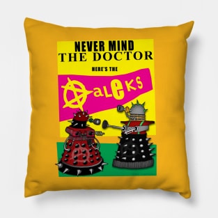 Never Mind the Doctor Pillow