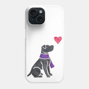 Watercolour Patterdale Terrier Phone Case