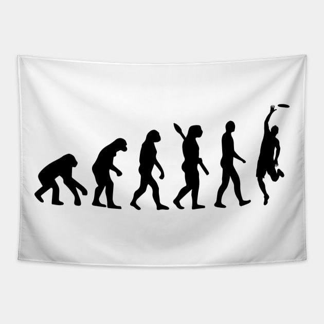 The Evolution Of Ultimate Frisbee Tapestry by MrPink017