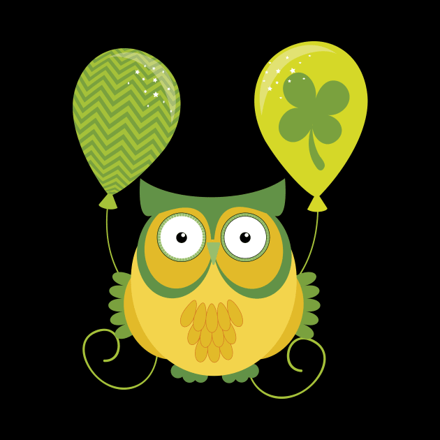 St. Patrick's Day Owl by BK55