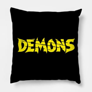 Demons Retro Cult Classic Horror Film Fan Art Pillow