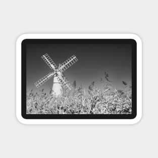 Thurne Mill in rural Norfolk, UK Magnet