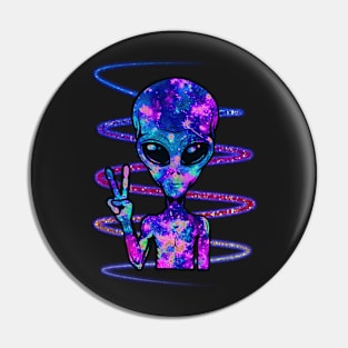 Intergalactic Peace Pin