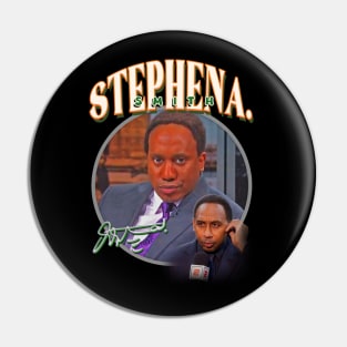 Stephen A. Smith ESPN Sports Pundit Commentator Football Basketball Pin