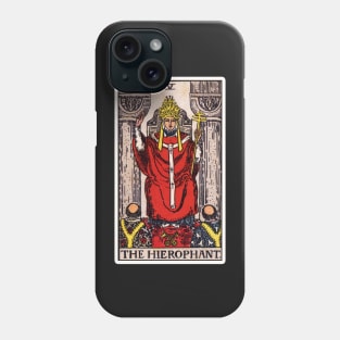 V. The Hierophant Tarot Card Phone Case