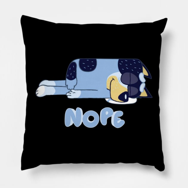 nope Pillow by GapiKenterKali