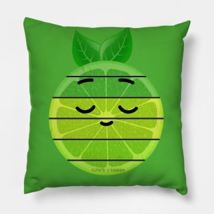 Smirking Lemon Pillow