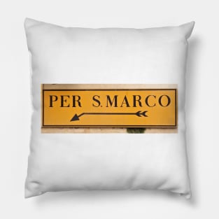 To San Marco Pillow