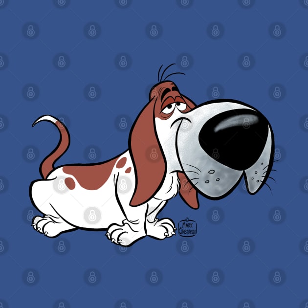 BASSET HOUND by markscartoonart62