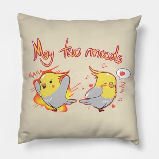 Two Moods Pillow