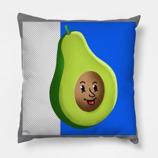 Funny Avocado Design Pillow