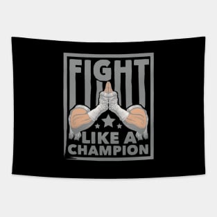 Fight Like a Champion Tapestry