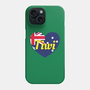 Tiwi NT Australia Australian Flag Heart Phone Case