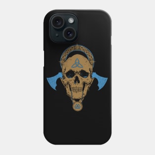 Viking Skull Nordic Scandinavian Norse Pagan Symbols Phone Case