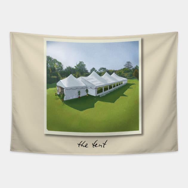 The Great British Bake Off - Hand-Drawn "The Tent" *UPDATED* Tapestry by yawncompany