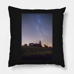 Blubberhouses The church of St Andrew's and the Milky Way Pillow