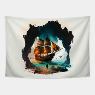 Pirate Ship - the goonies Tapestry