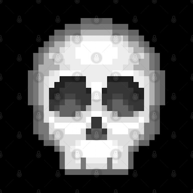 Skull Pixel Art by Orpheus