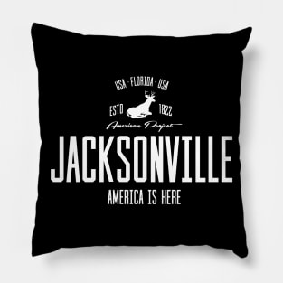 USA, America, Jacksonville, Florida Pillow