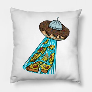 Ufo Donuts invasion Pillow