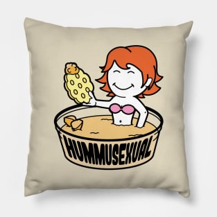 Hummusexual (Female) Pillow