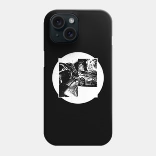 MITSUBISHI ECLIPSE D30 Black 'N White 5 (Black Version) Phone Case