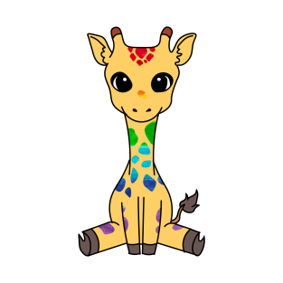 Rainbow Pride Giraffe T-Shirt