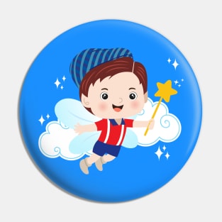 Cute Fairy Boy Pin